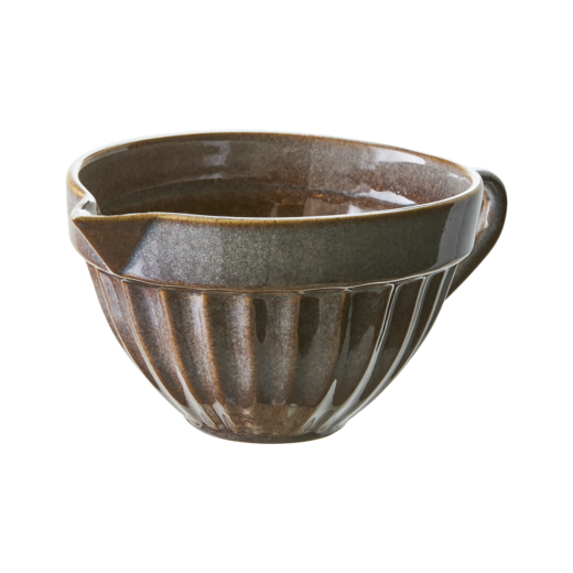 COSTA Bowl with spout, Brown/multi colour