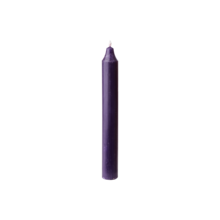 RUSTIC Candle, Dark lilac